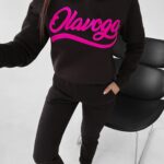 Komplet bawełniany Sandy Ola Voga czarny