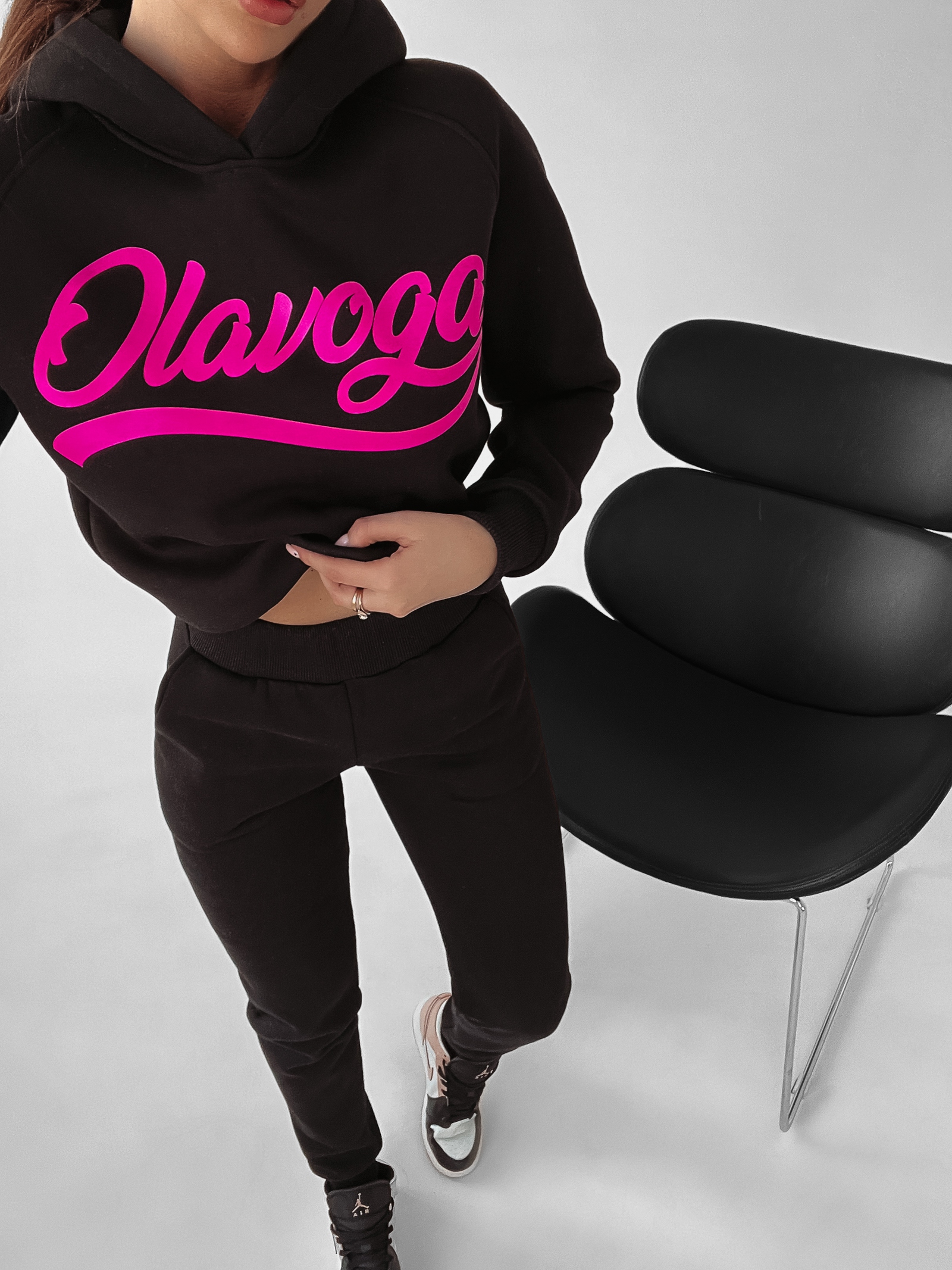 Komplet bawełniany Sandy Ola Voga czarny Komplet bawełniany Sandy Ola Voga czarny