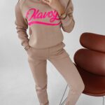 Komplet bawełniany Sandy Ola Voga beżowy