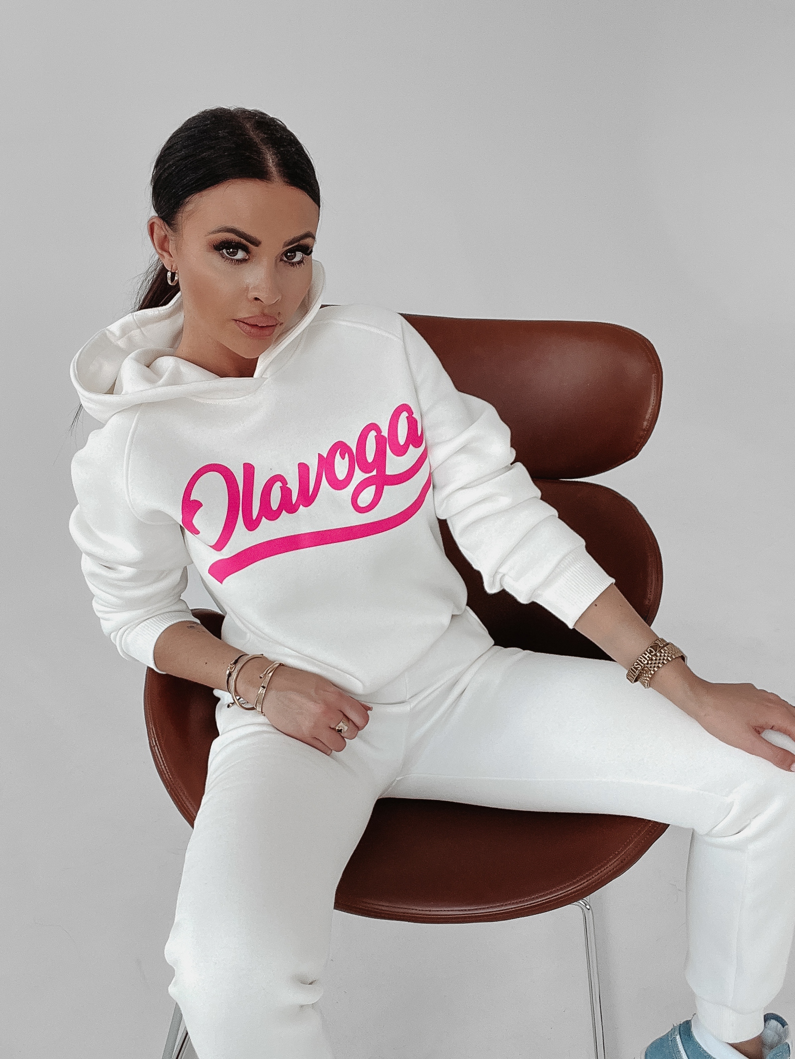 Komplet bawełniany Sandy Ola Voga ecru