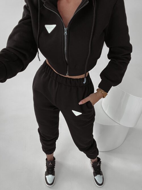 Komplet dresowy Hallie Ola Voga czarny