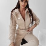 Komplet dresowy Hallie Ola Voga beżowy