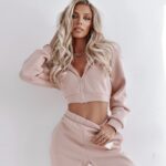 Komplet dresowy Hallie Ola Voga pudrowy róż