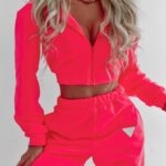 Komplet dresowy Hallie Ola Voga neonowy róż