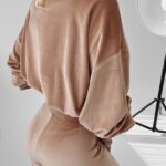 Komplet welurowy Peggy Ola Voga beżowy