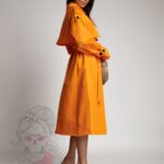 Trencz wiosenny/płaszcz Opeco pomarańczowy
