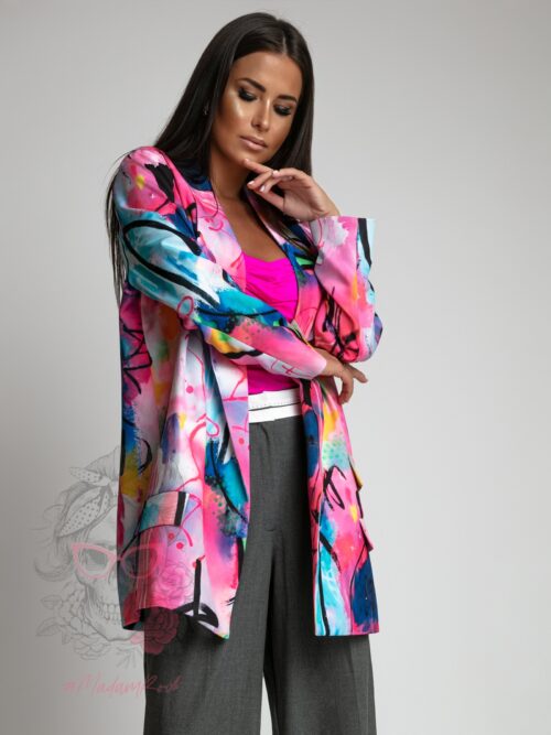 Marynarka oversize MC Loli Devil różowa