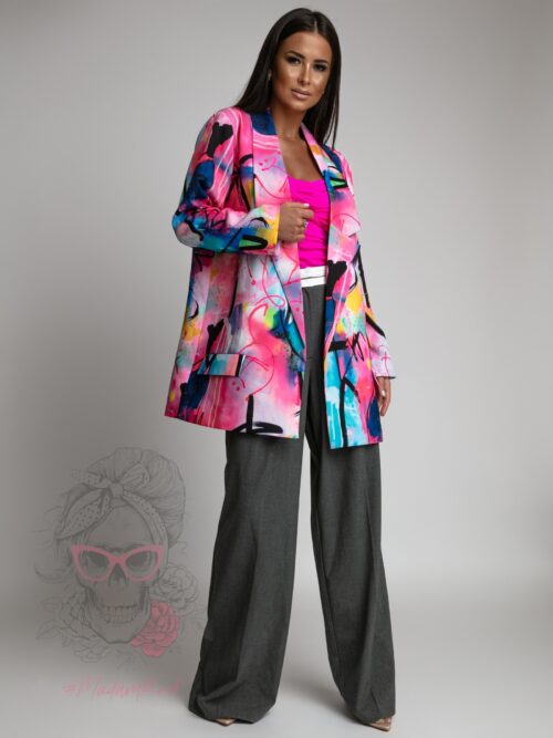 Marynarka oversize MC Loli Devil różowa