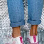 Trampki klasyczne Madam Silicco białe vs pink