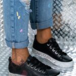 Trampki klasyczne Madam Silicco czarne