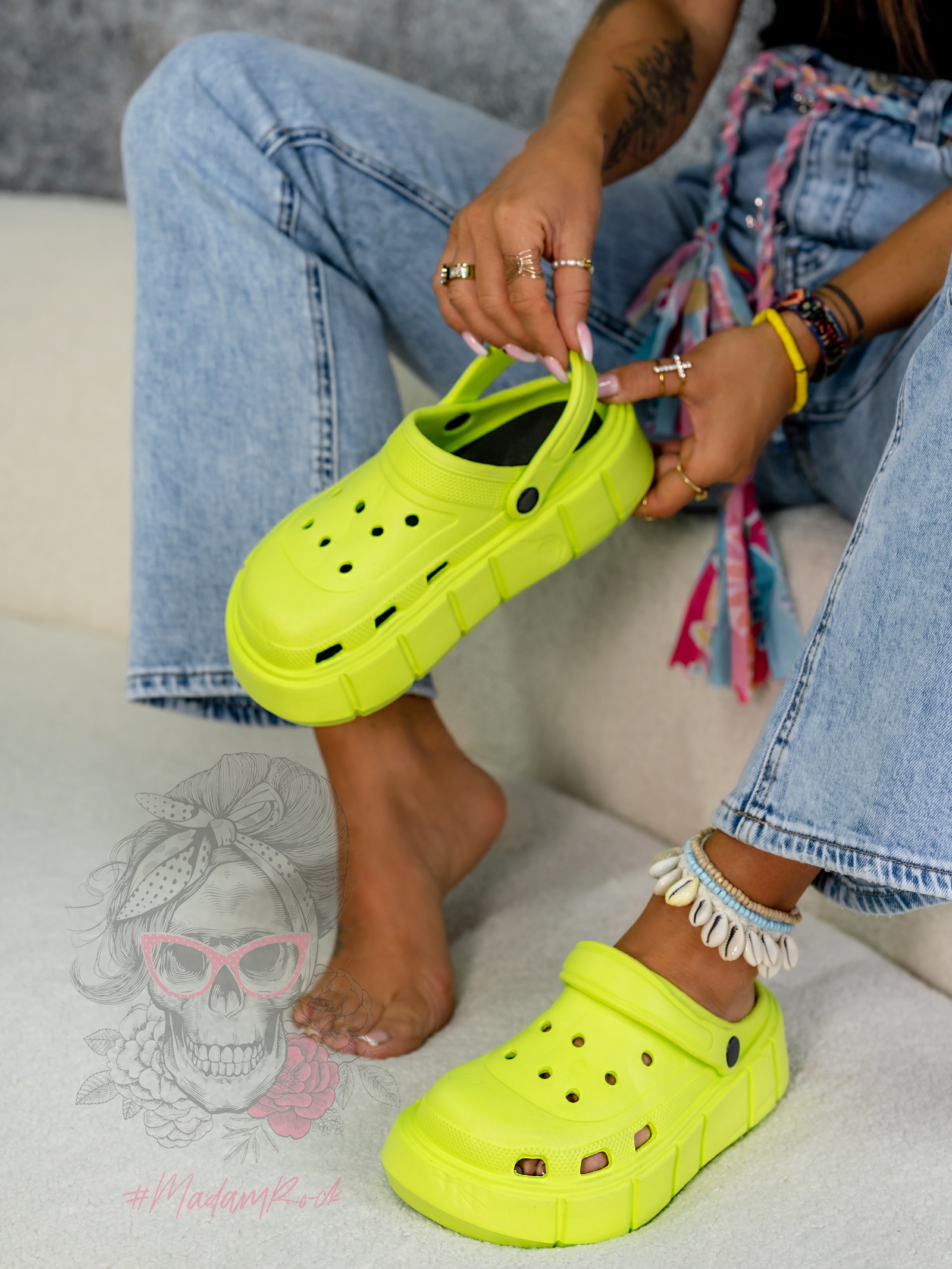 Buty Rock Dopti limonka