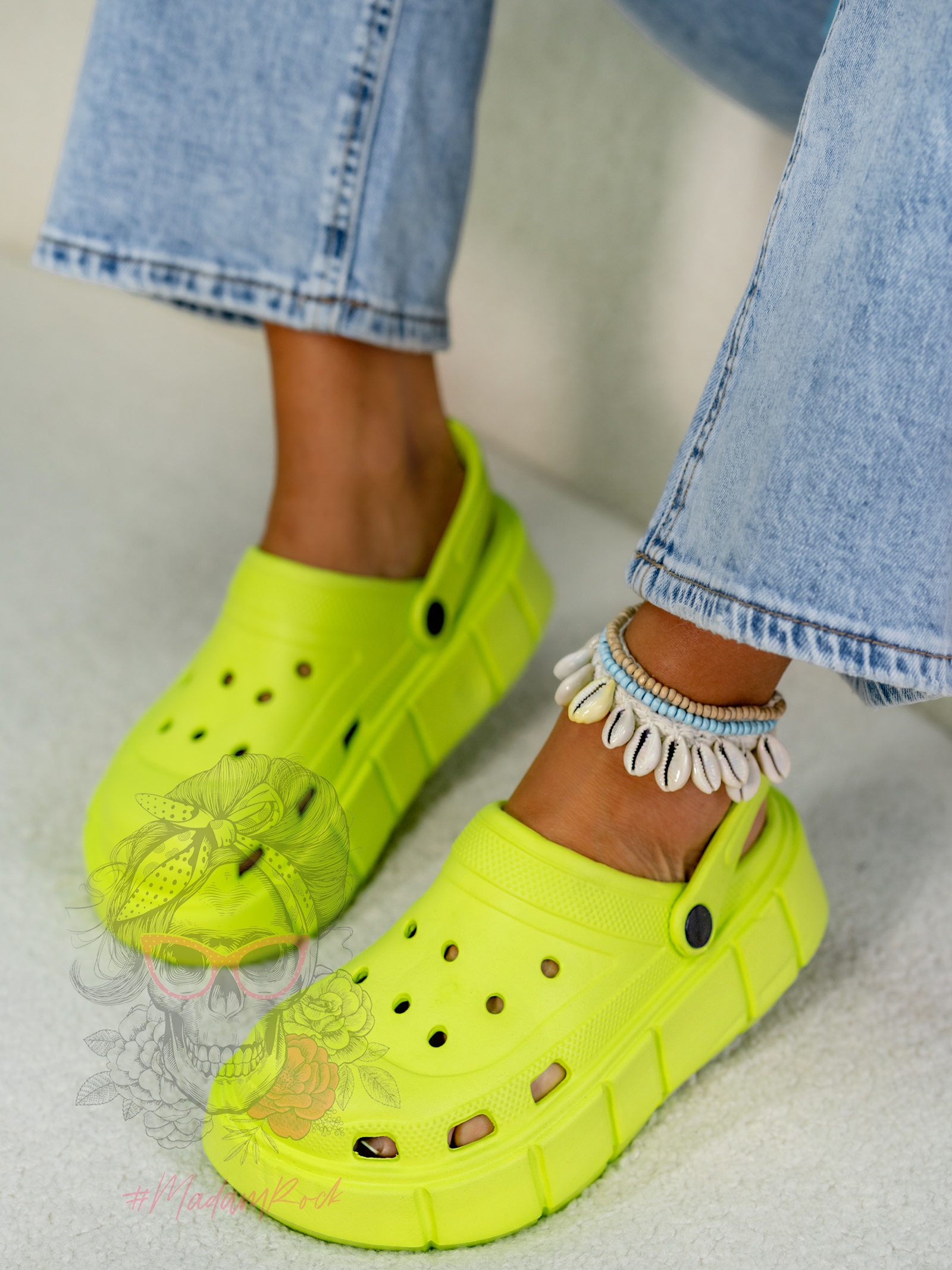 Buty Rock Dopti limonka