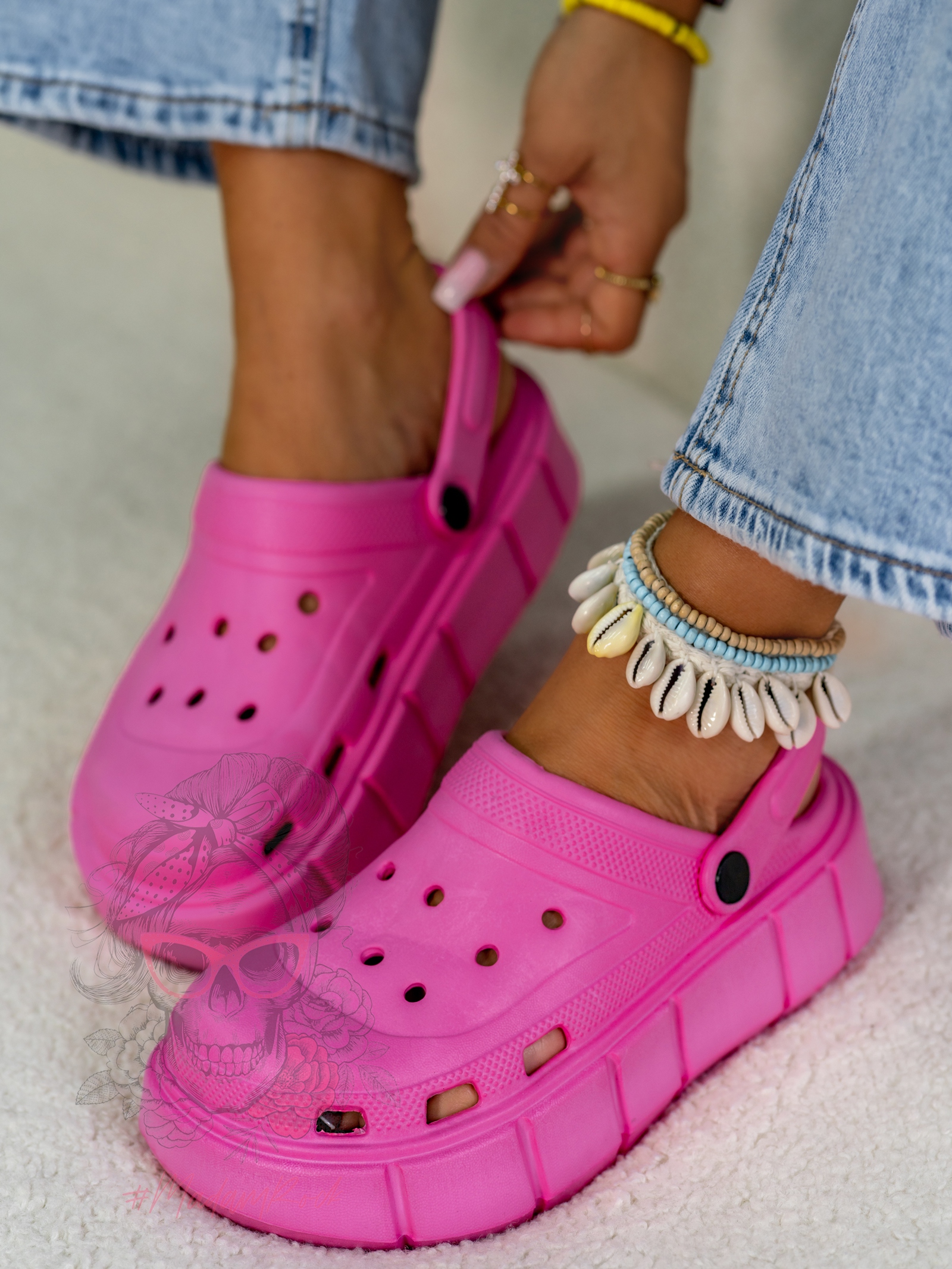 Buty Rock Dopti fuksja