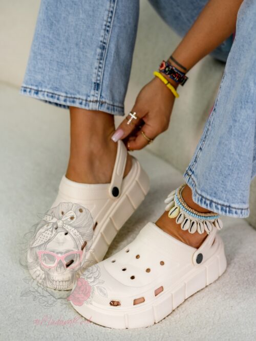 Buty piankowe/chodaki Rock Dopti beżowe