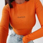 Body prążkowane Brenda Ola Voga mango