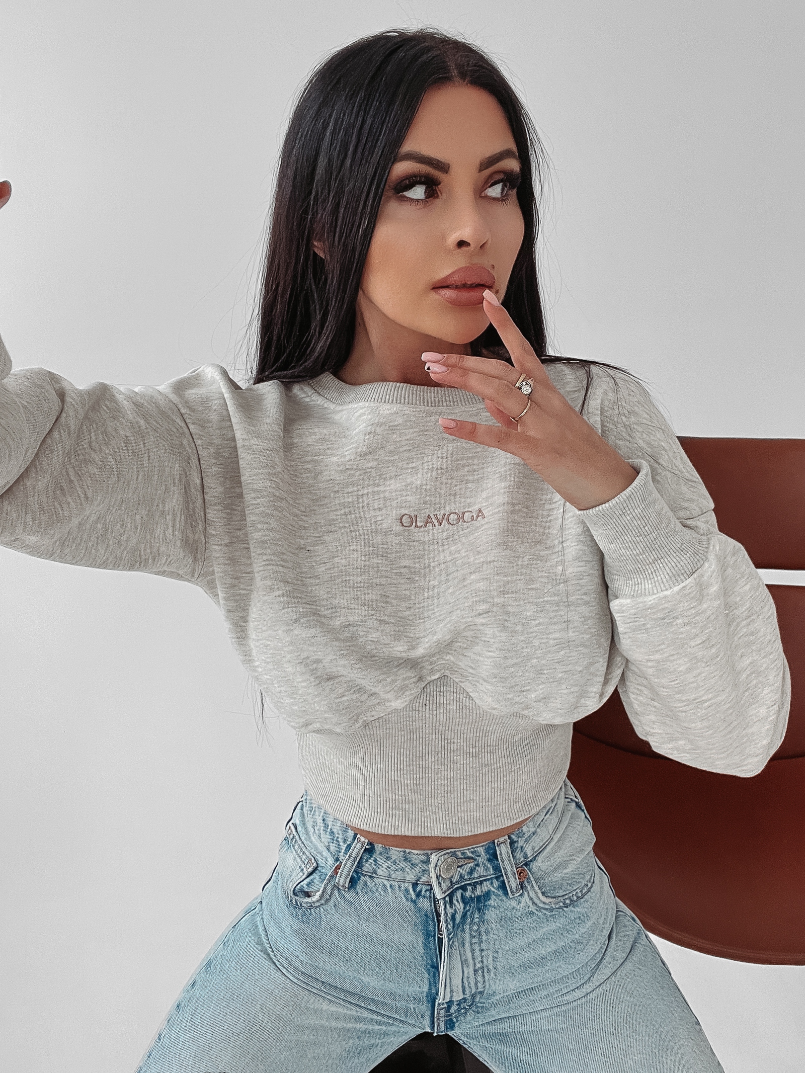 Bluza sportowa Nancy Ola Voga szara