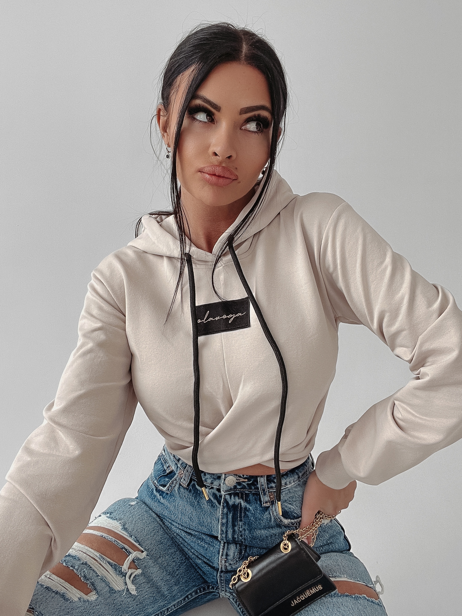 Bluza sportowa Fionia Ola Voga beżowa Bluza sportowa Fionia Ola Voga beżowa