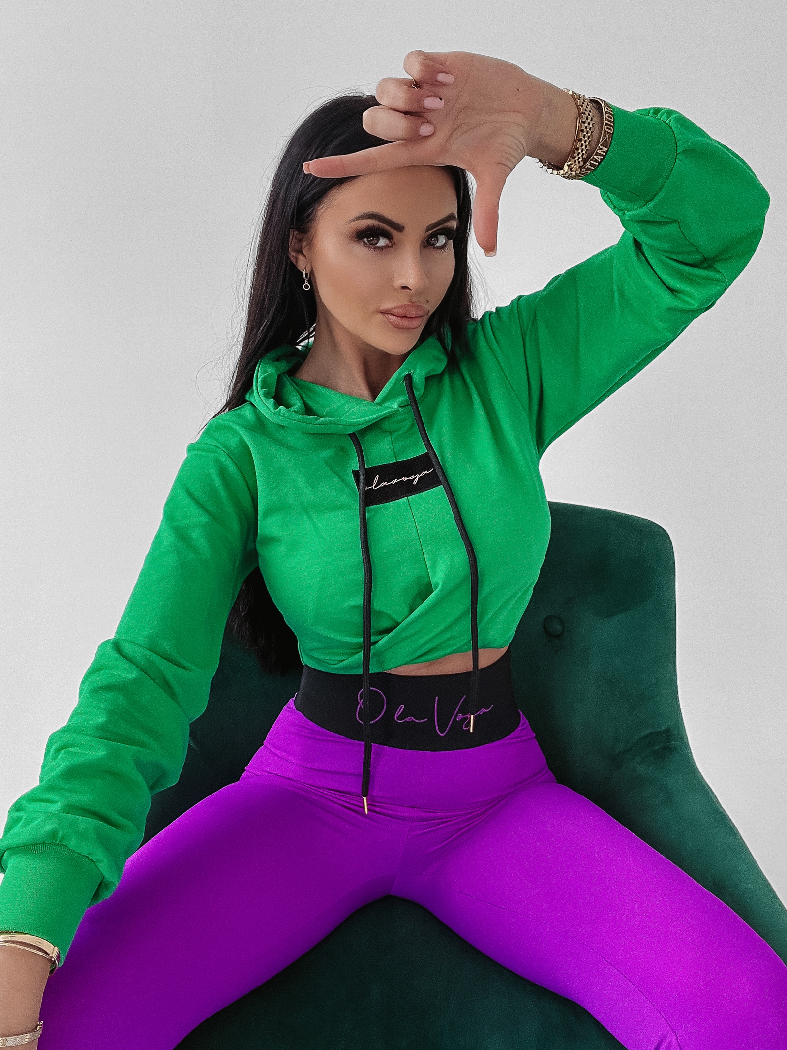 Bluza sportowa Fionia Ola Voga zielona