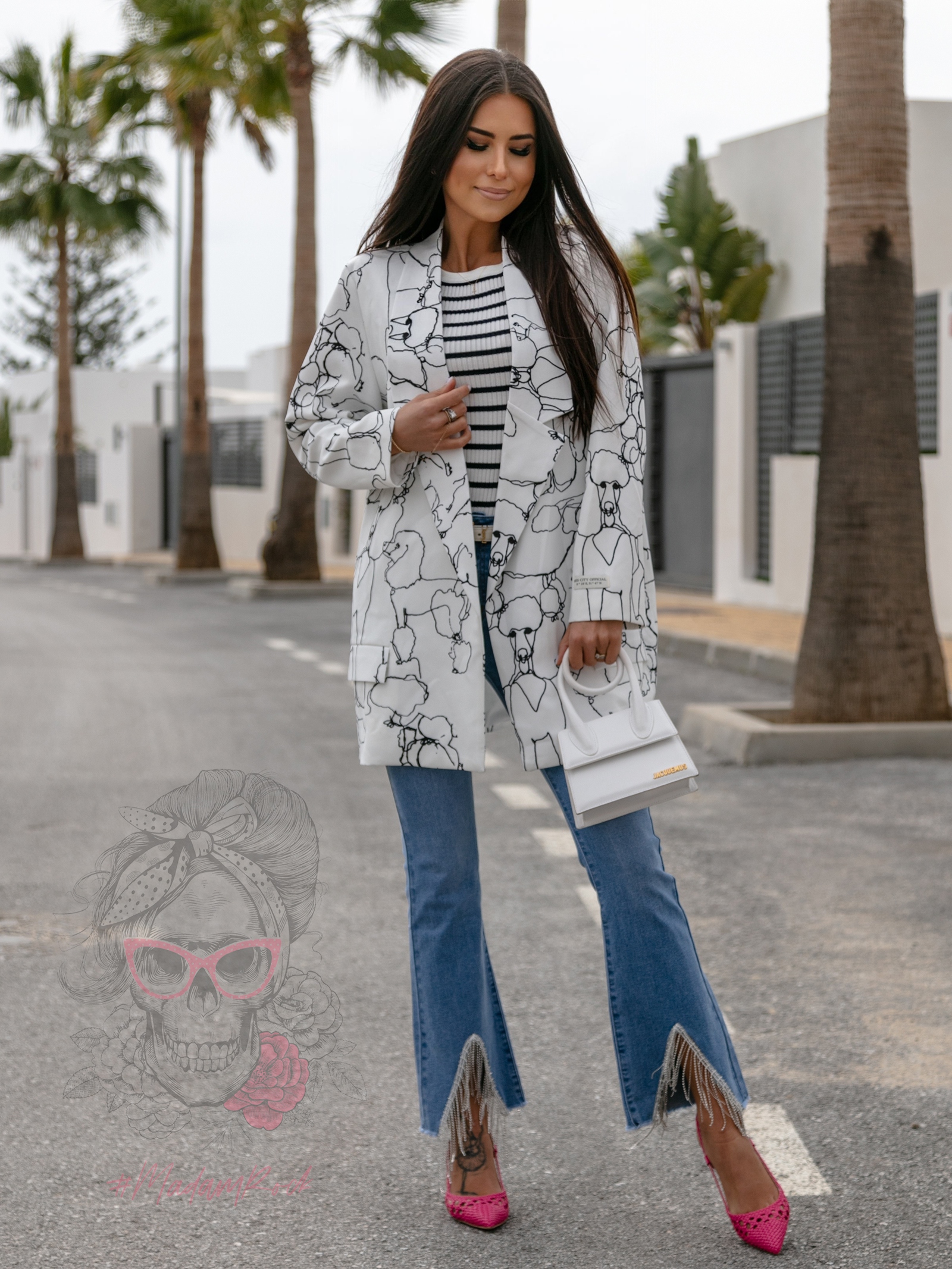 Marynarka oversize MC Puddels ecru