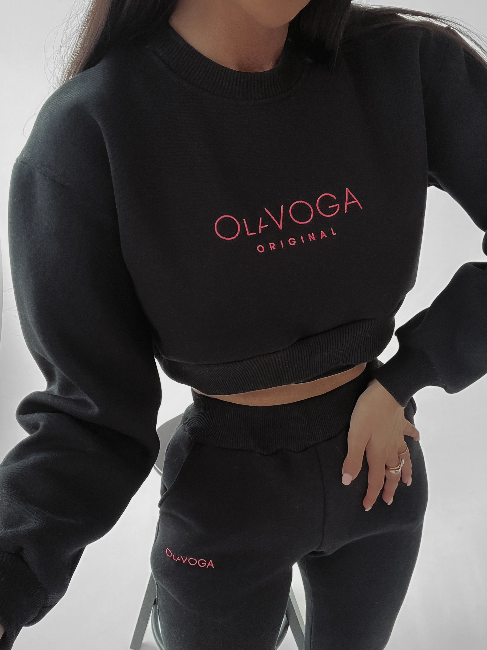 Bluza logowana Sumba Ola Voga czarna