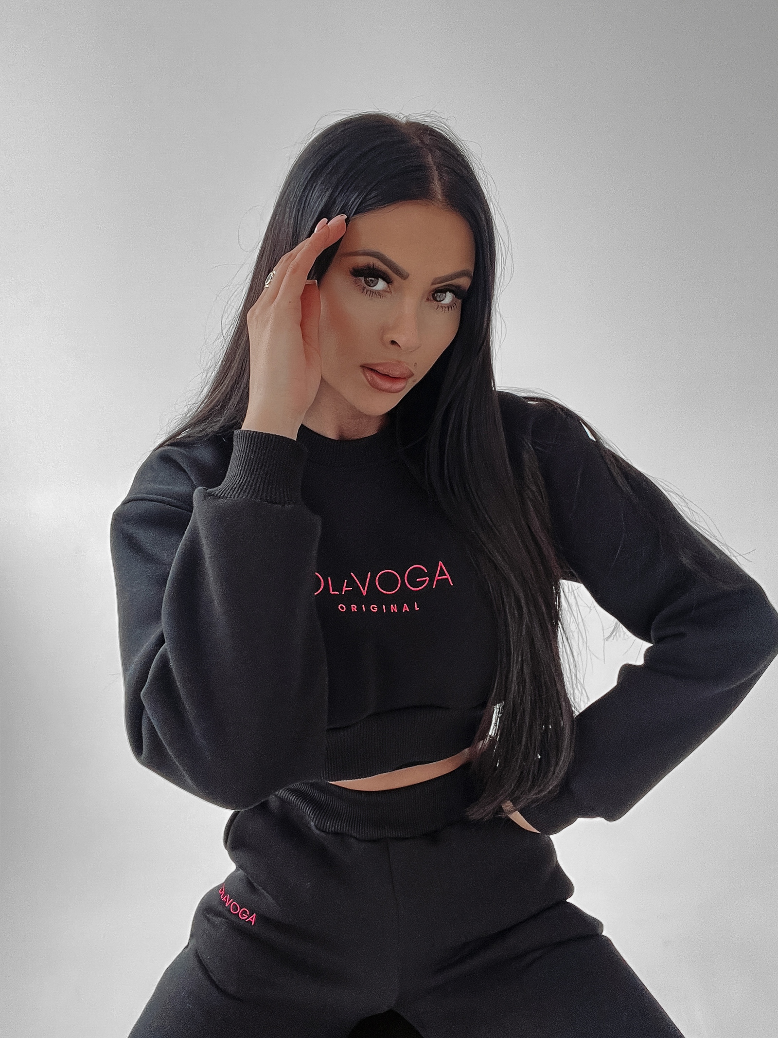 Bluza logowana Sumba Ola Voga czarna