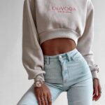 Bluza logowana Sumba Ola Voga beżowa