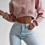 Bluza logowana Sumba Ola Voga różowa