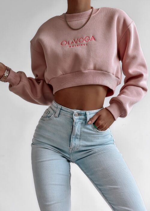 Bluza logowana Sumba Ola Voga różowa