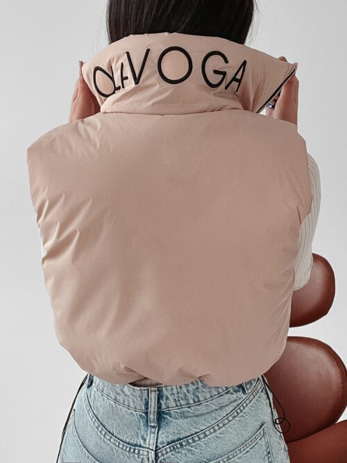 Bezrękawnik kamizelka sportowa Tracy Ola Voga beżowy