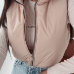 Bezrękawnik kamizelka sportowa Tracy Ola Voga beżowy