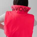 Bezrękawnik kamizelka sportowa Tracy Ola Voga różowy neon