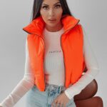 Bezrękawnik kamizelka sportowa Tracy Ola Voga pomarańczowy neon