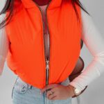 Bezrękawnik kamizelka sportowa Tracy Ola Voga pomarańczowy neon