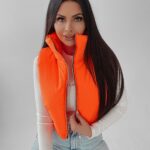 Bezrękawnik kamizelka sportowa Tracy Ola Voga pomarańczowy neon