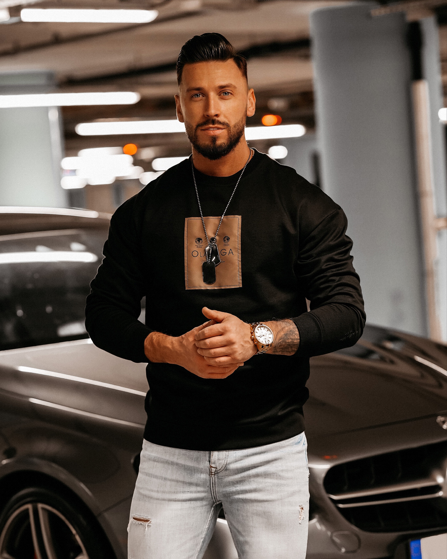 Bluza męska Lennard Ola Voga czarna