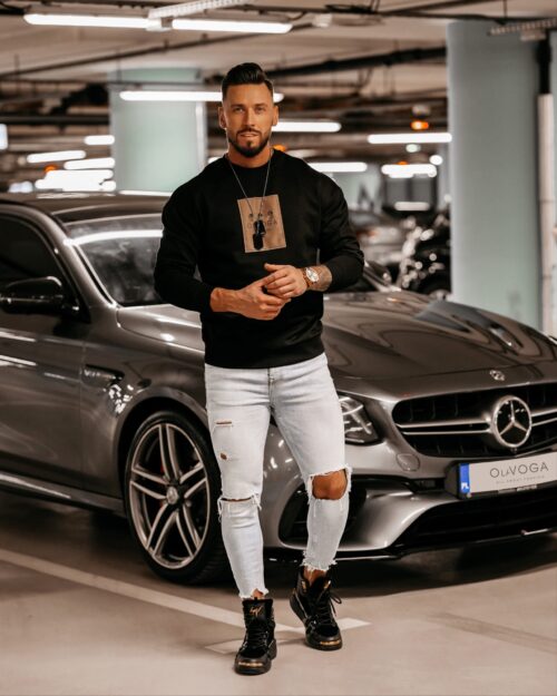 Bluza męska Lennard Ola Voga czarna