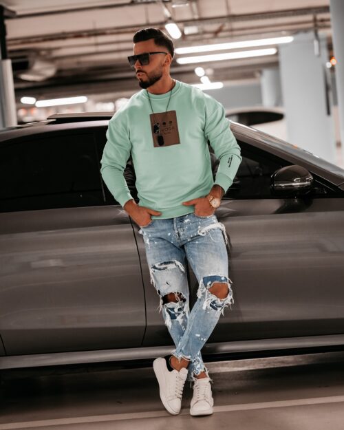 Bluza męska Lennard Ola Voga mięta