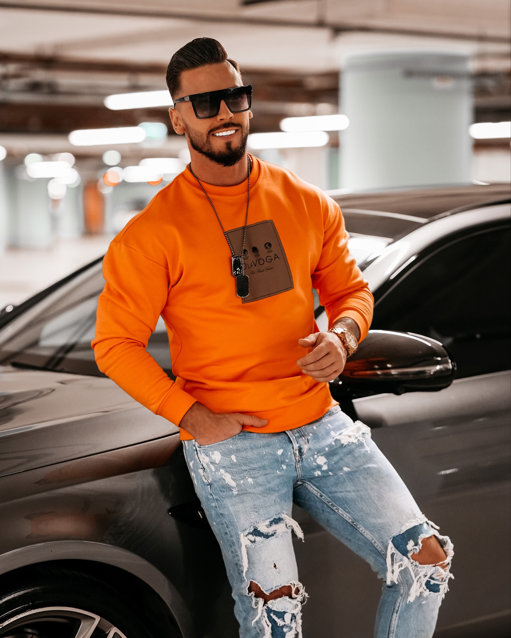 Bluza męska Lennard Ola Voga mango