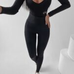 Legginsy elastyczne Pia Ola Voga czarne