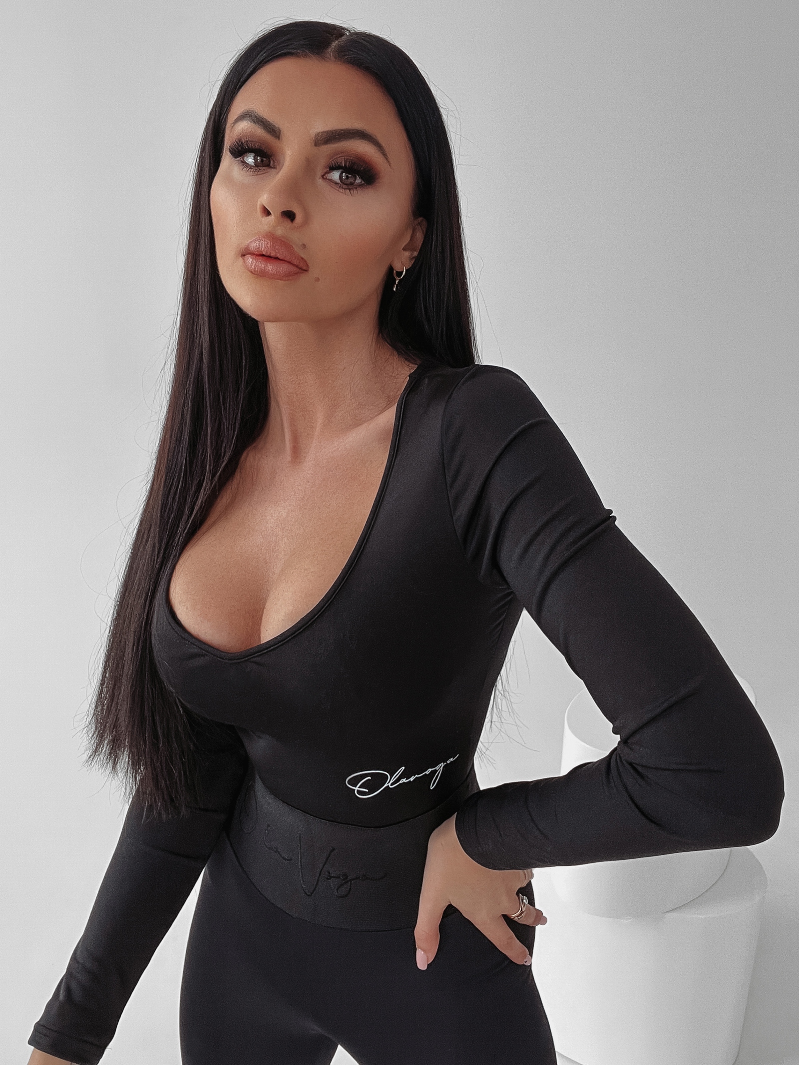 Legginsy elastyczne Pia Ola Voga czarne Legginsy elastyczne Pia Ola Voga czarne