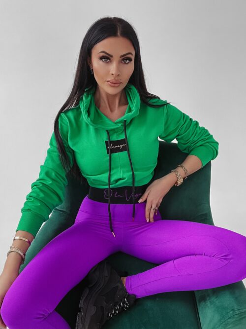 Legginsy elastyczne Pia Ola Voga fioletowe