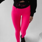 Legginsy elastyczne Pia Ola Voga neonowy róż