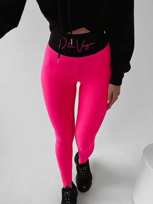 Legginsy elastyczne Pia Ola Voga neonowy róż