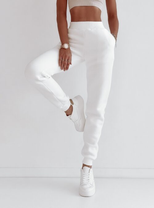 Spodnie dresowe Borneo Ola Voga ecru