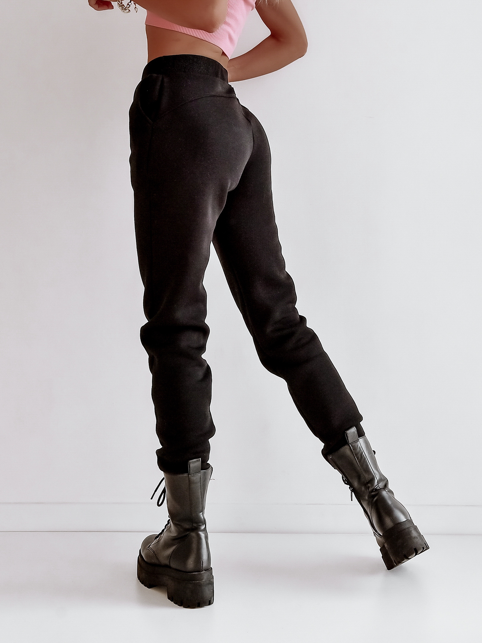 Spodnie dresowe Borneo Ola Voga czarne Spodnie dresowe Borneo Ola Voga czarne