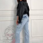 Spodnie jeansowe bojówki Gangy niebieskie