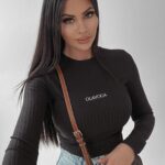 Body prążkowane Brenda Ola Voga czarne