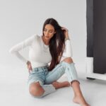 Bluzka basic Ness Ola Voga ecru