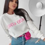 Bluza dzianinowa Coral Ola Voga ecru