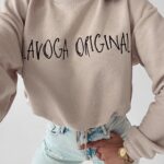 Bluza dzianinowa Coral Ola Voga beżowa